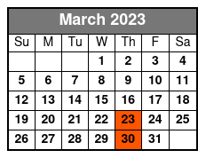 Show Ticket 9:00pm March Schedule