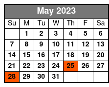 Show Ticket 9:00pm May Schedule