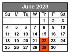 Show Ticket 9:00pm June Schedule