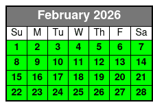 Sunset Dolphin Watching Cruise in Destin Harbor February Schedule