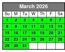 Sunset Dolphin Watching Cruise in Destin Harbor March Schedule