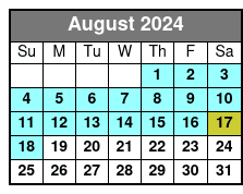 Parasailing With Pelican Adventures August Schedule