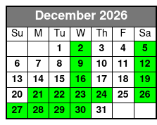 Parasailing With Pelican Adventures December Schedule