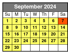 Full Day Rental - 8 Hr. September Schedule
