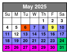 Hydrojet Dolphin Cruise May Schedule