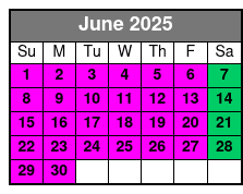 Hydrojet Dolphin Cruise June Schedule