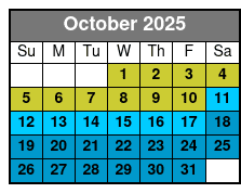 Hydrojet Dolphin Cruise October Schedule