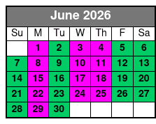 Hydrojet Dolphin Cruise June Schedule