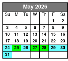 Hydrojet Dolphin Cruise in Destin May Schedule