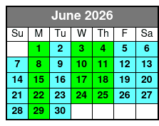 Hydrojet Dolphin Cruise in Destin June Schedule