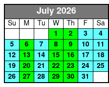 Hydrojet Dolphin Cruise in Destin July Schedule