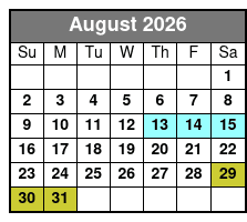 Hydrojet Dolphin Cruise in Destin August Schedule