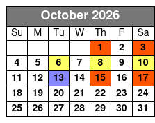 Snorkeling & Shelling Destin October Schedule