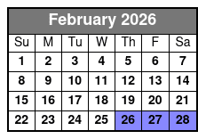 Destin Harbor Sightseeing Tiki Boat Cruise February Schedule
