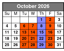 Glassblowing Experience in Florida October Schedule