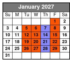 Glassblowing Experience in Florida January Schedule