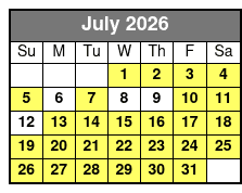 Private Sunset and Harbor Cruise Experience in Destin July Schedule