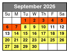 Private Sunset and Harbor Cruise Experience in Destin September Schedule