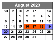 Private 2 Hour Sunset Cruise and Dolphin Sighting in Destin August Schedule