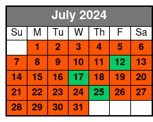 Island Jetski Adventure July Schedule