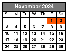 Dolphin Adventure November Schedule