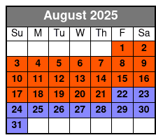 Private Sunset and Harbor Cruise Experience in Destin August Schedule