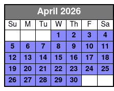Private Sunset and Harbor Cruise Experience in Destin April Schedule