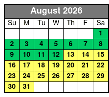 Private Sunset and Harbor Cruise Experience in Destin August Schedule