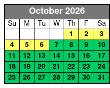 Private Sunset and Harbor Cruise Experience in Destin October Schedule