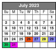 Stand Up Paddle Board Lesson in Panama City Florida July Schedule
