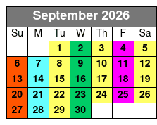 Stand Up Paddle Board Lesson in Panama City Florida September Schedule