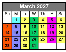 Stand Up Paddle Board Lesson in Panama City Florida March Schedule
