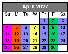 Stand Up Paddle Board Lesson in Panama City Florida April Schedule