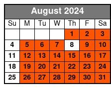 Class August Schedule