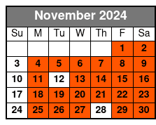 Class November Schedule