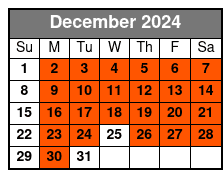 Class December Schedule