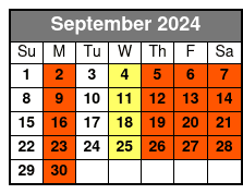 Sav Film Locations September Schedule