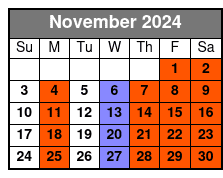 Sav Film Locations November Schedule
