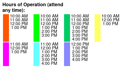 90 Min Savannah Historic Overview Trolley Tour Color Key