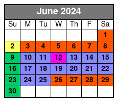Land & Sea Combo June Schedule
