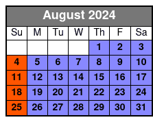 Land & Sea Combo August Schedule