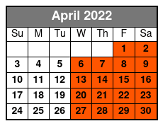 Harper Fowlkes House April Schedule
