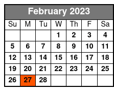 Harper Fowlkes House February Schedule