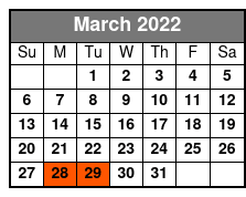 A Walk through Midnight March Schedule
