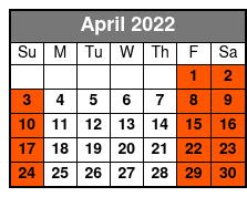 Haunted Pubs & Taverns Walking Tour April Schedule