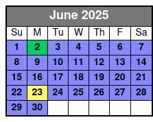 Sixth Sense Savannah Ghost Tours June Schedule