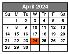Historic Walking Tour April Schedule