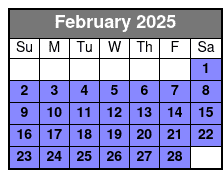 11 Pm February Schedule