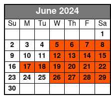 Moon River Brewing (Mon-Sat) June Schedule