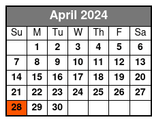 1790 Inn (Sundays Only) April Schedule
